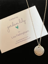 Never Stop Loving Infinity Pendant Necklace Clear