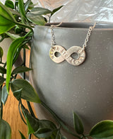 Never Stop Loving Infinity Symbol Necklace