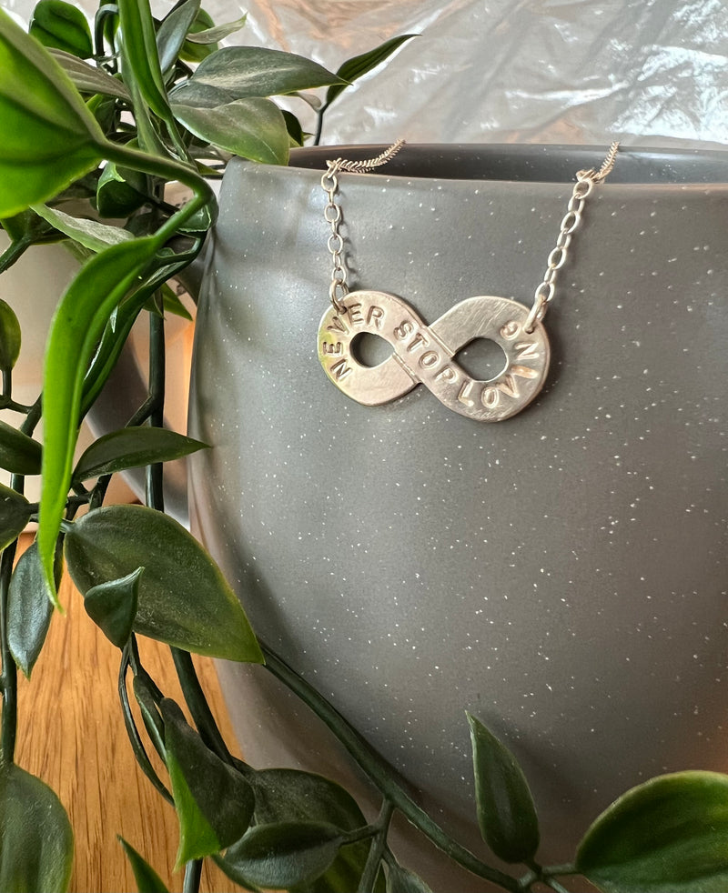 Infinity sales loop necklace