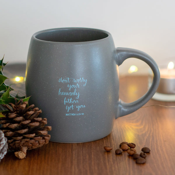 Don’t worry Stoneware Ceramic Mug (LARGE)