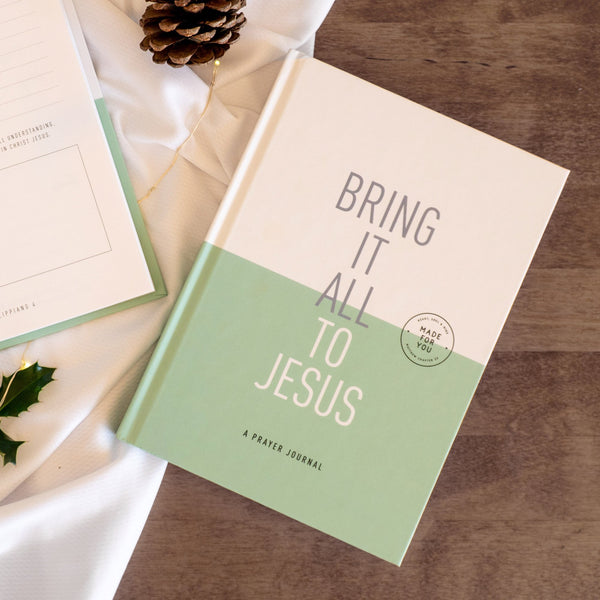 'Bring It All To Jesus' Prayer Journal (Green)