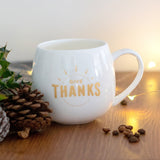 'Give Thanks, Release The Joy' Bone China Mug